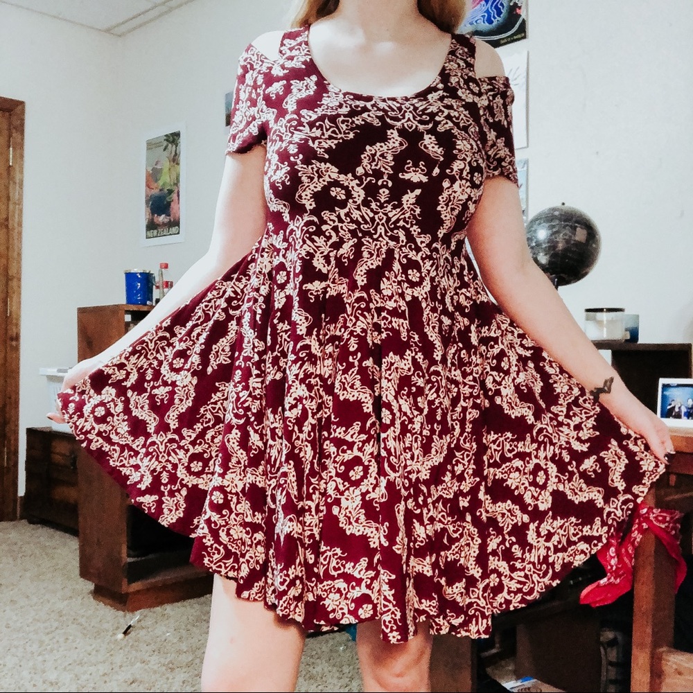 Cold Shoulder Dress
